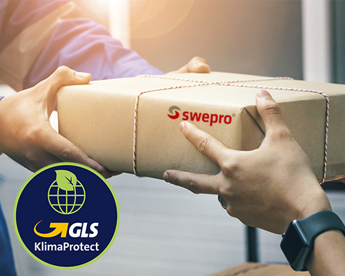 swepro green – Unser Zertifikat 2021 von GLS KlimaProtect!